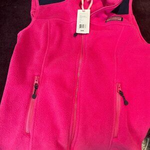 Vineyard Vines - Pink Fleece Vest - New Tags